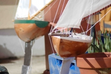 Stephen and Douglas's boats before the race.